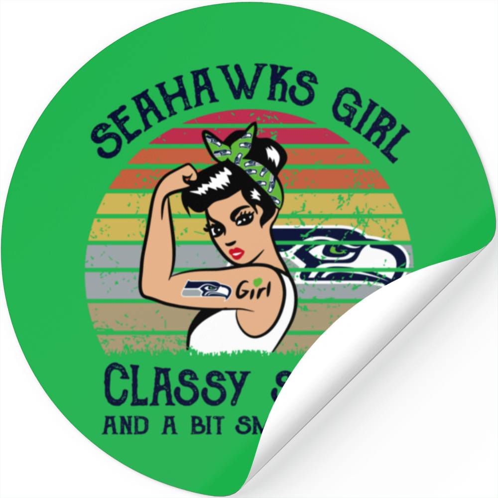 Seahawks Girl Classy Sassy Designed Sold By Hager Kaher