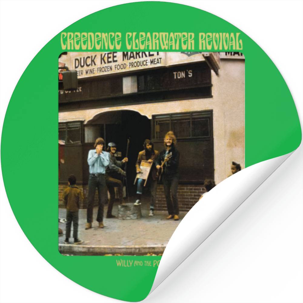 Impact Merchandising Creedence Clearwater Revival Poor Sticker Designed ...