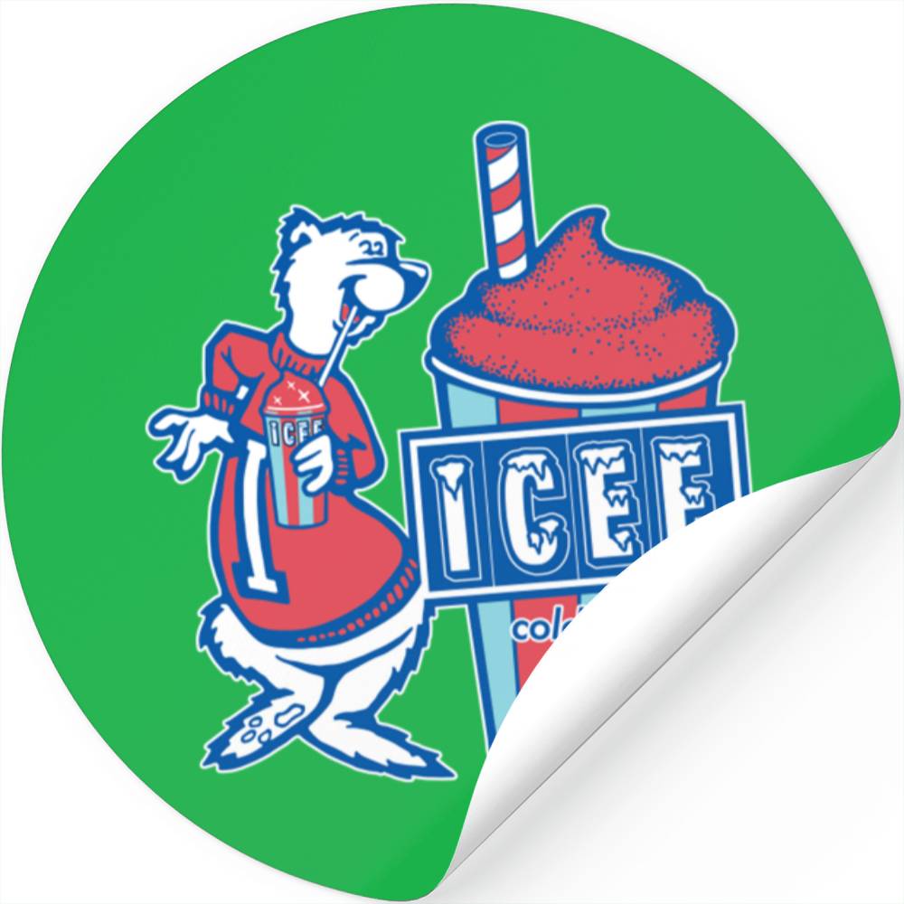 Icee Frozen Drink Icee Stickers Designed And Sold By Gabriel Santos 9570