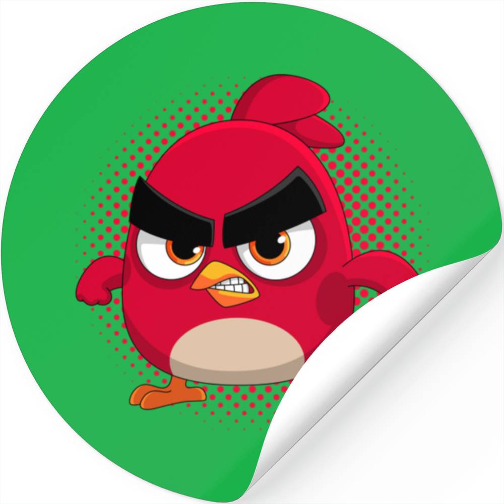 Angry Bird Red - Angry Birds - T-Shirt Designed & Sold By Isha Narang