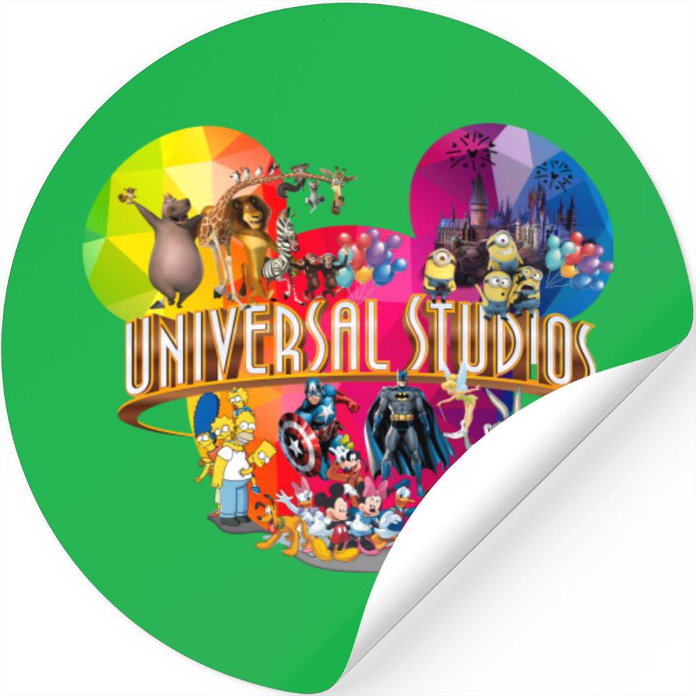 Universal Studios Stickers, Universal Studio Family 2023 Stickers ...