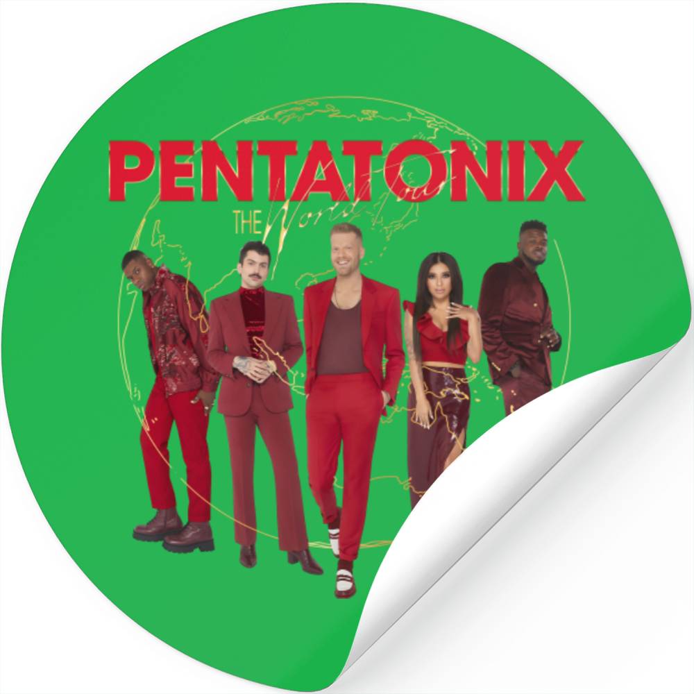 Pentatonix The World Tour Summer 2023 Stickers Pentatonix Band Fan