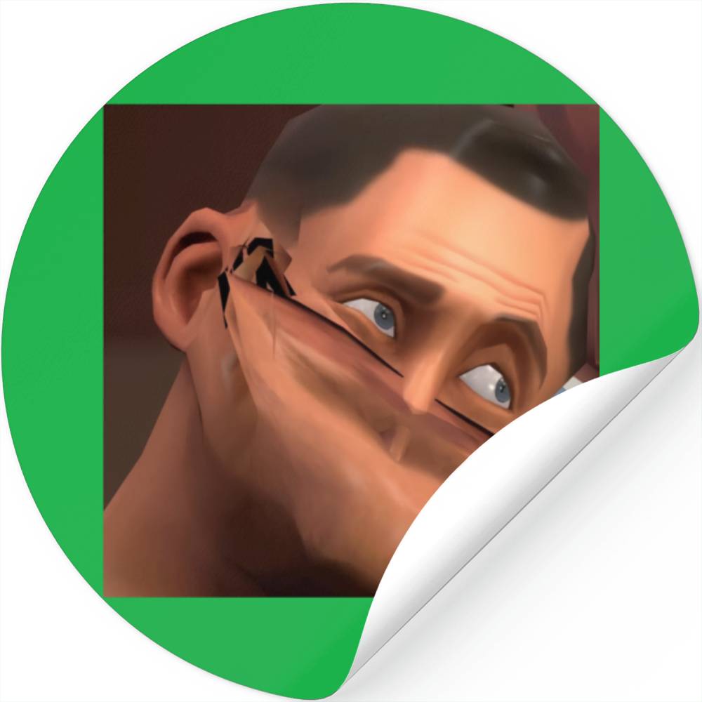 Team Fortress 2 TF2 Scout Face Stickers Designed & Sold By Deepika Pandey