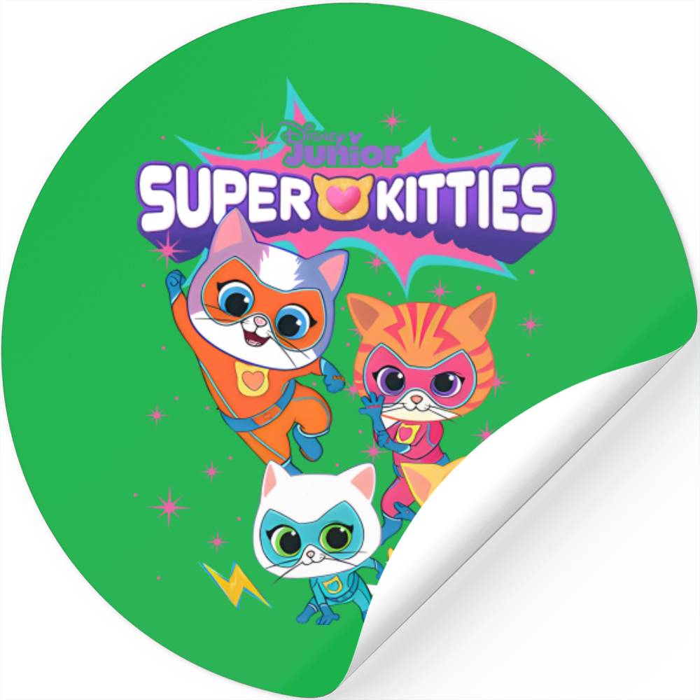 SuperKitties Pounce Disney Junior Full Team Stickers Disney Junior ...