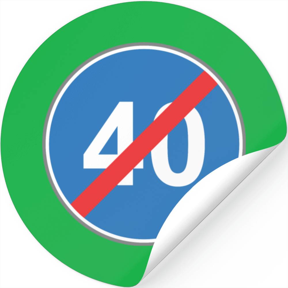Road_sign_40_restricted_blue Designed & Sold By Edgar Rodriguez