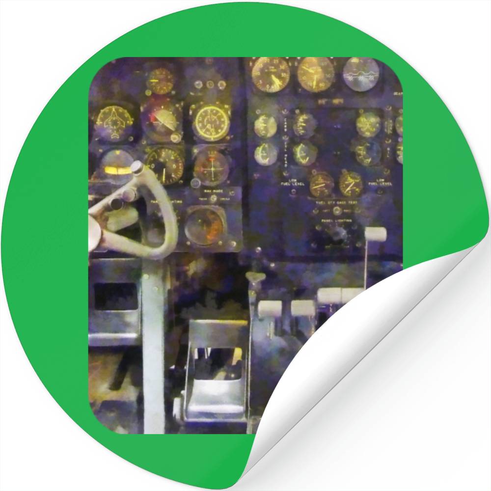 Plane - E-1B Cockpit Simulator Stickers Designed & Sold By Family ...