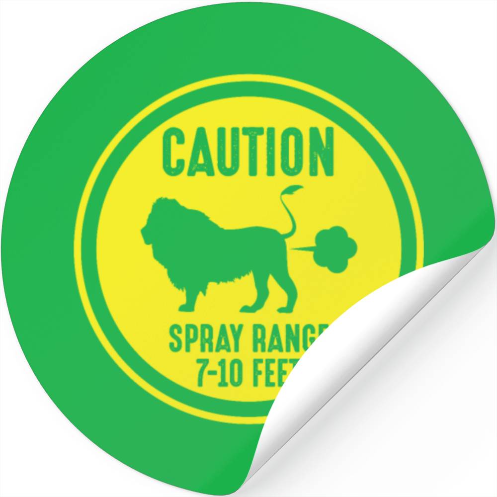 Farting Lion Spray Area Caution Fart Warning Designed & Sold By Thabani