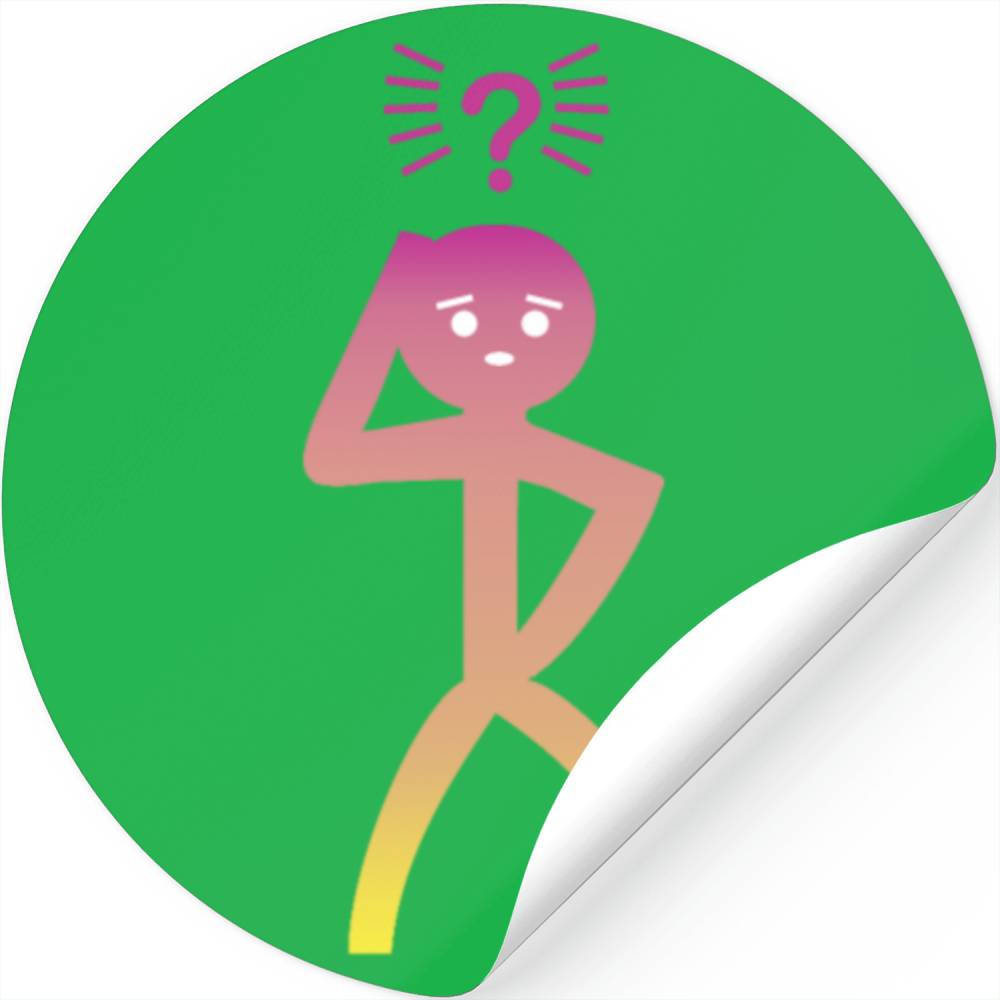STICK FIGURE QUESTION MARK Designed & Sold By Eduardo Tavares