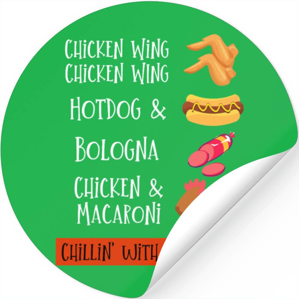 Chicken Wing Chicken Wing Hotdog And Bologna Designed & Sold By Dhruv