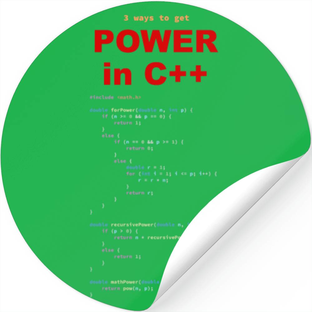 3 Ways To Get Power In C++ Source Code Software IT Designed & Sold By ...