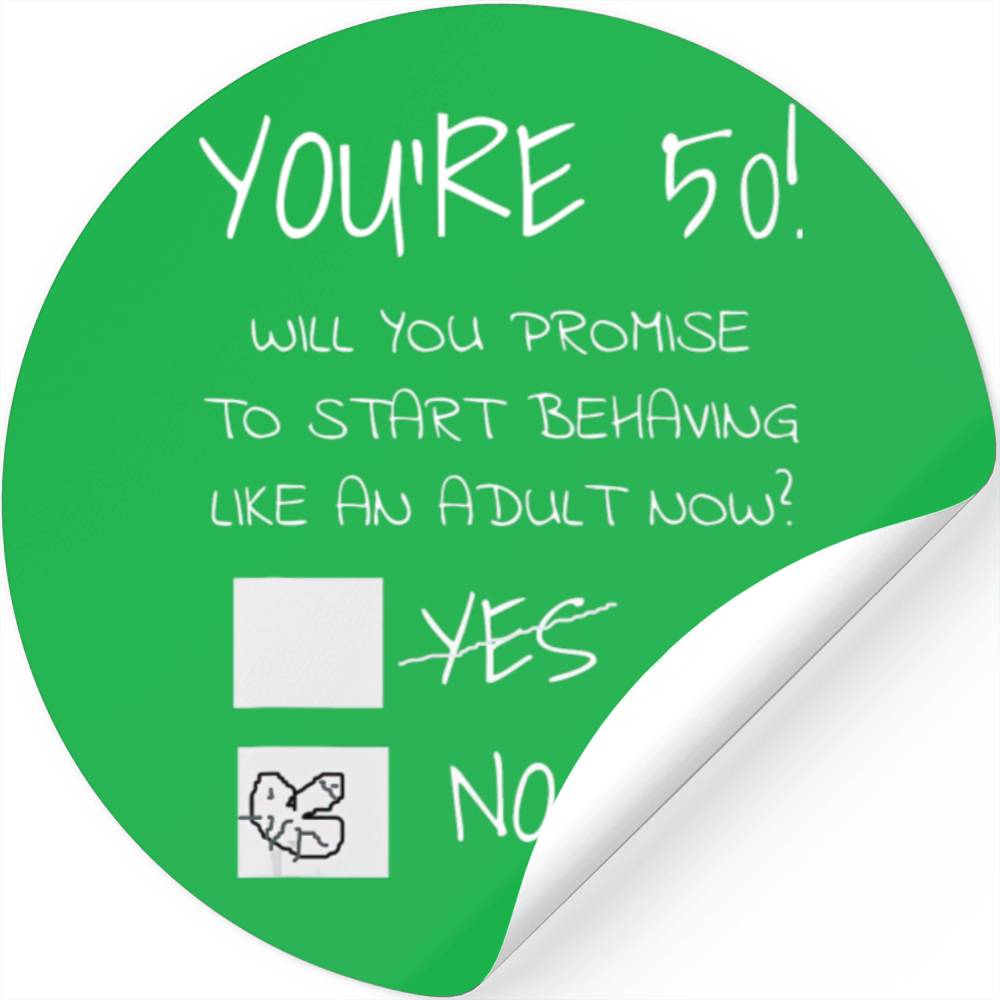 Funny 50th Birthday Gag Gift Idea 50 Years Old Designed &amp; Sold By ...