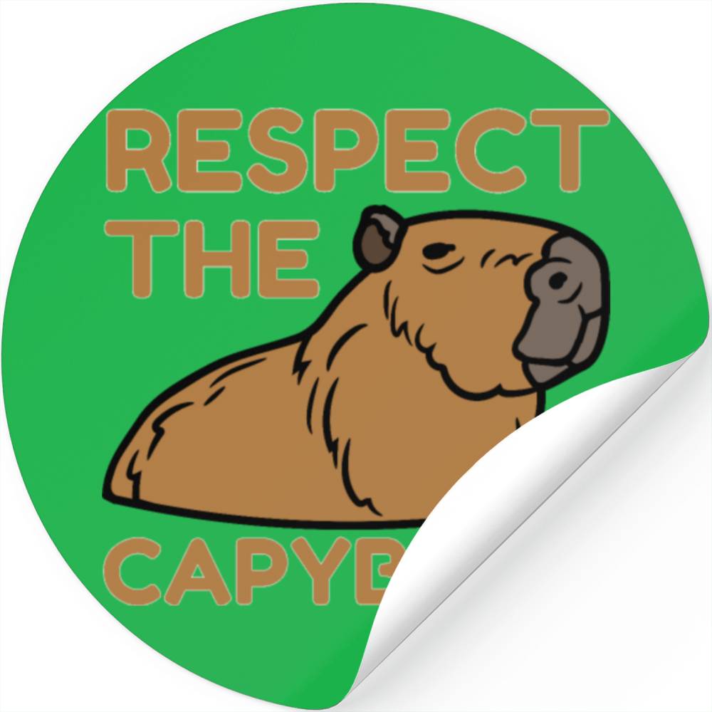 Respect The CAPYBARA Supremacy Funny CAPY Memes Designed & Sold By ...