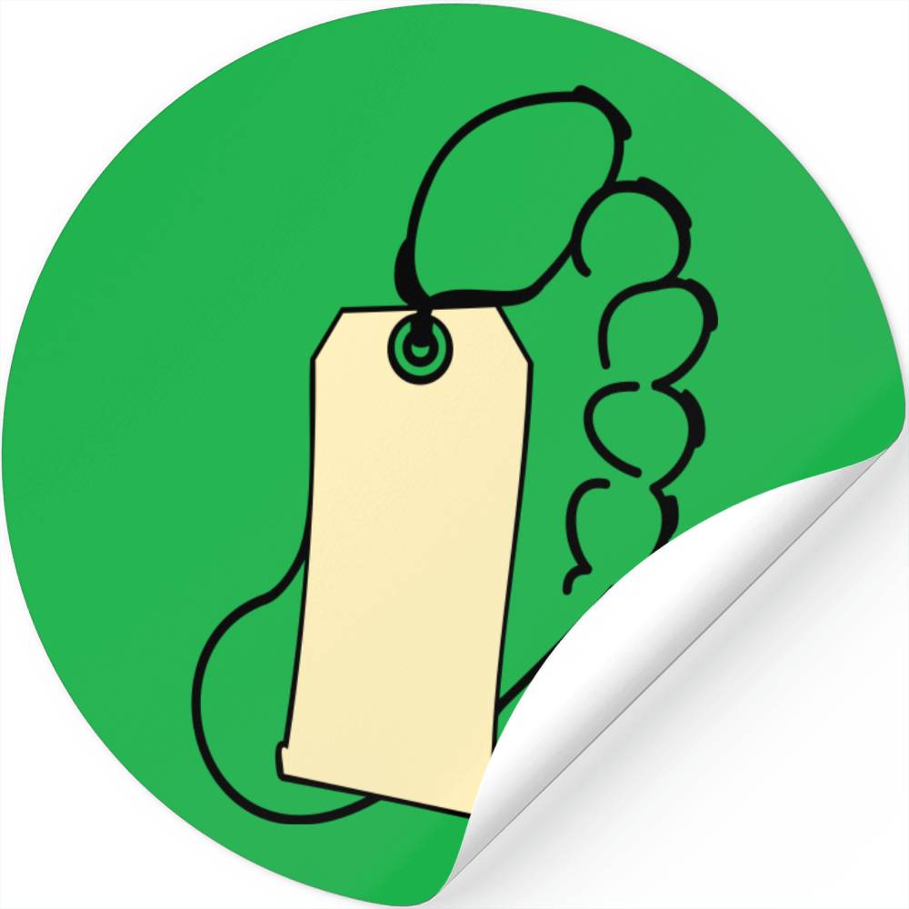 Toe Tag (2c) Designed & Sold By Marty Bowihall
