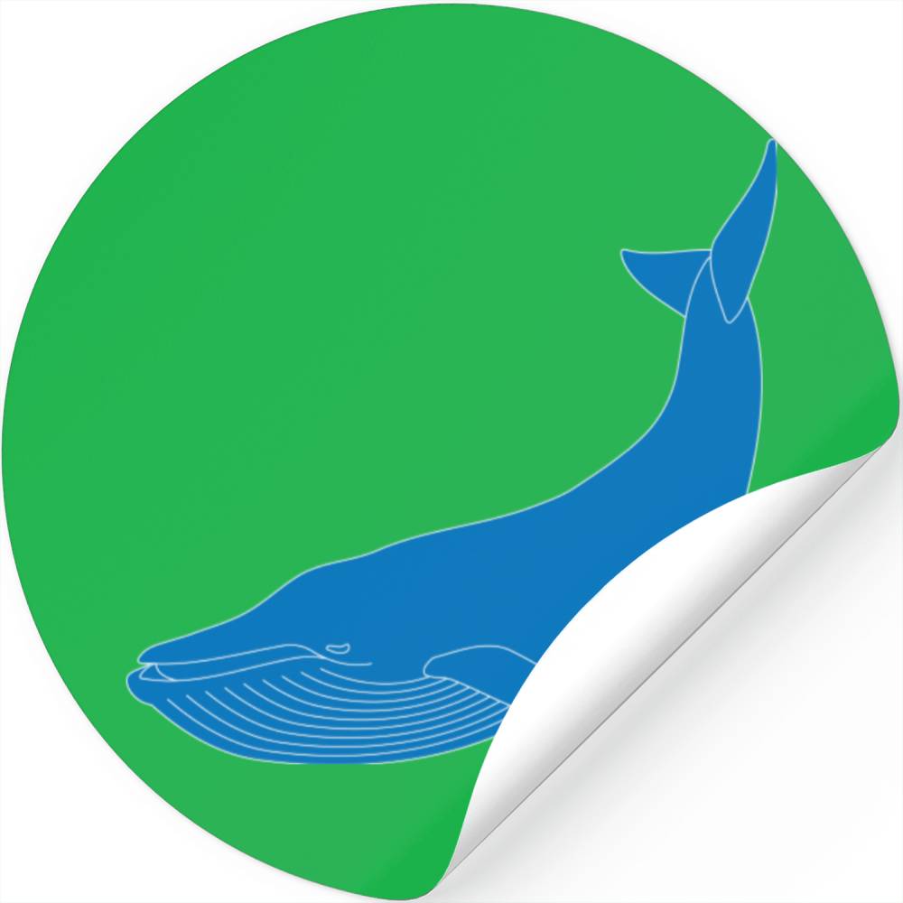 Blue Whale Marine Mammals Wildlife Oceans Stickers