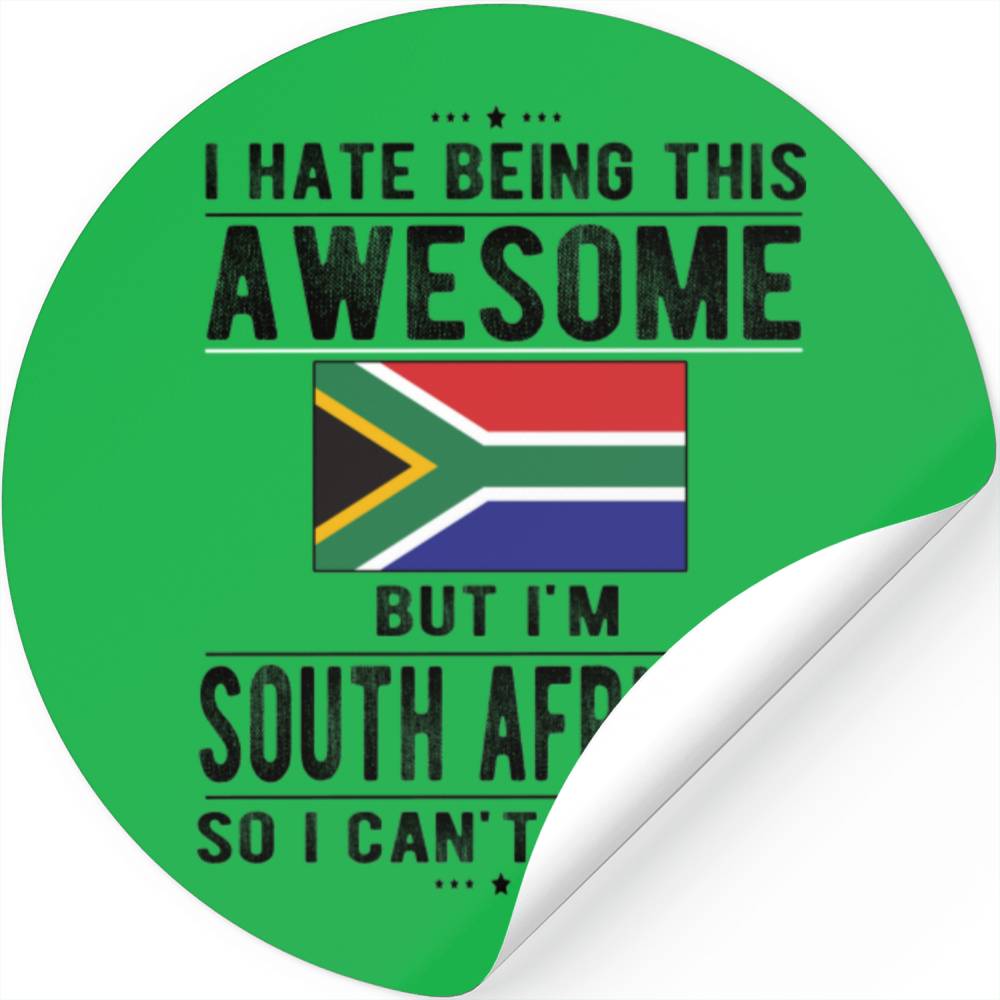 South Africa South African Roots South Africa Flag Stickers Designed And Sold By George Wong 7066