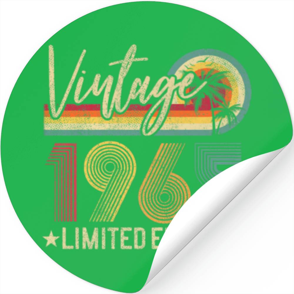 57th Sticker 1965 57Th Birthday Gift Vintage 57 Years Old Limit Stickers