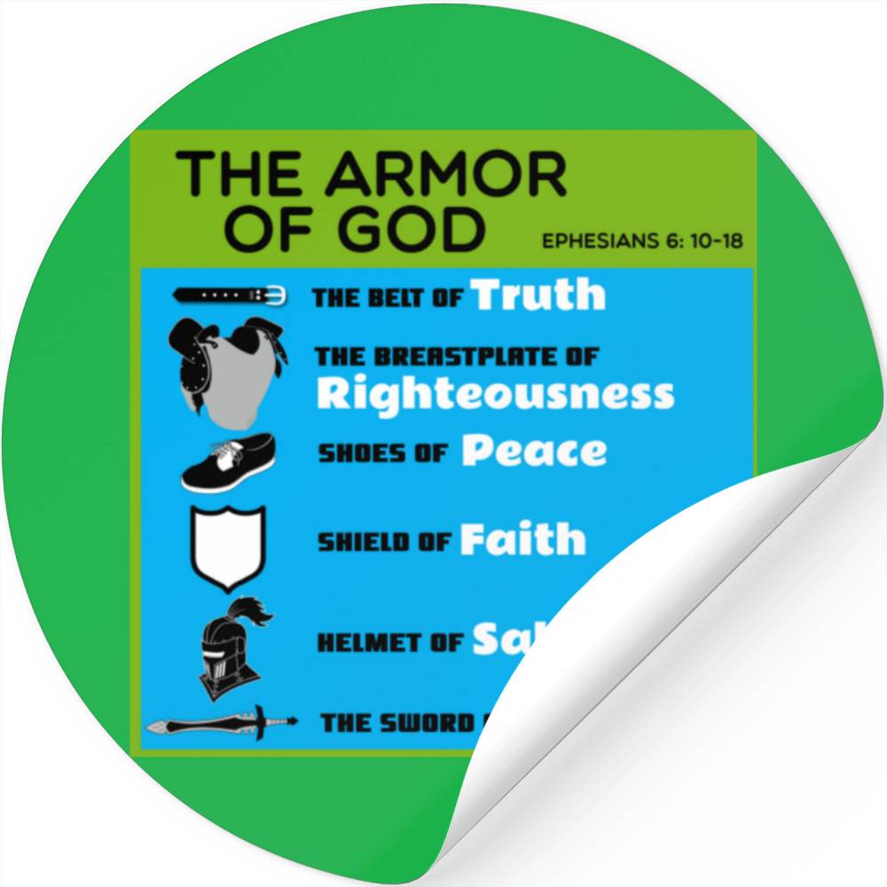 The Armor Of God Stickers Designed & Sold By Vương Thị Quỳnh