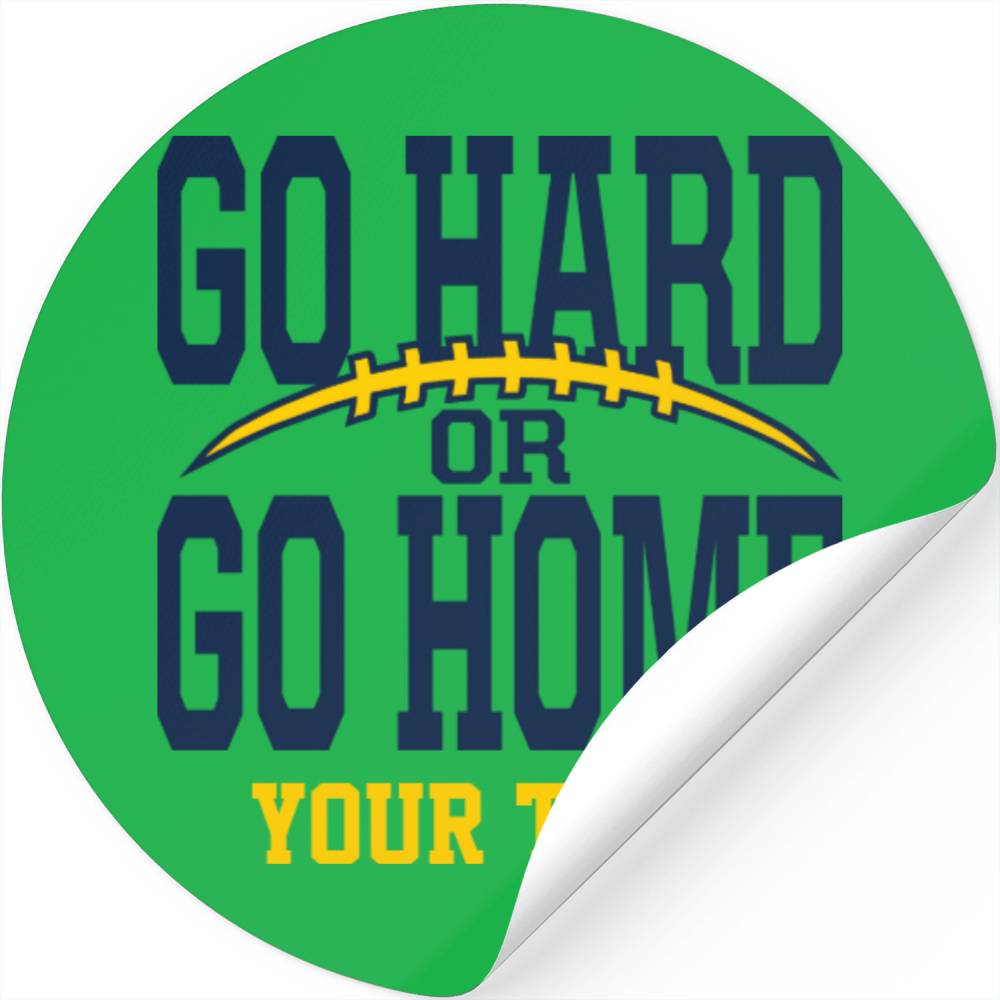 Custom Football Team Football Team Motto Stickers Designed & Sold By