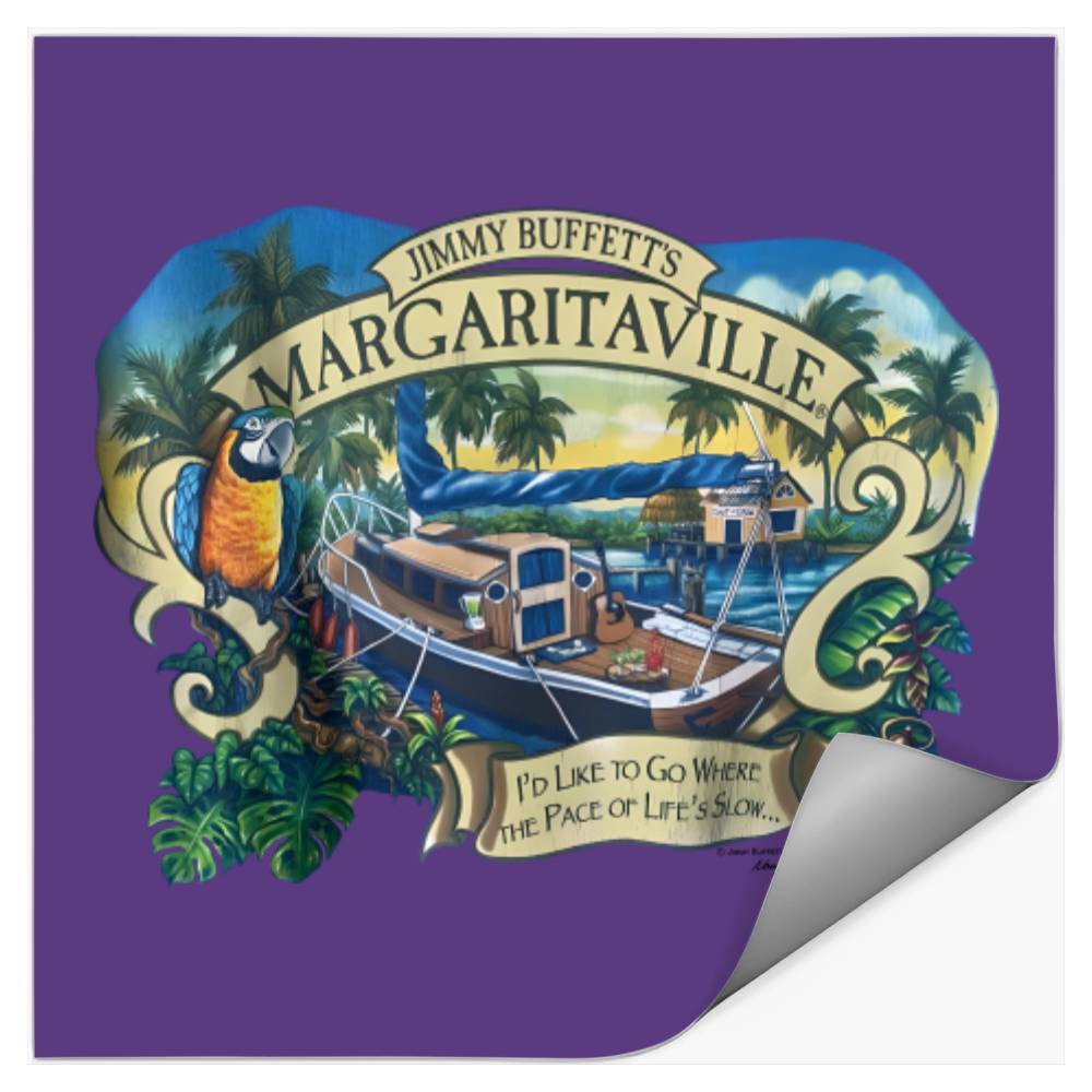 Vintage Jimmy Buffett Margaritaville Key West Stickers Y2K 2004 Jimmy ...