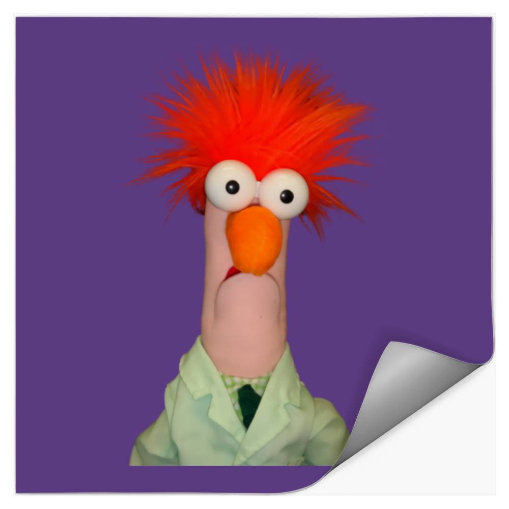 Meep Muppet Beaker Stickers Designed & Sold By Zhuang