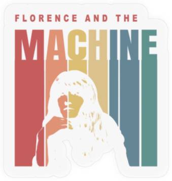 Florence And The Machine Retro Vintage Stickers