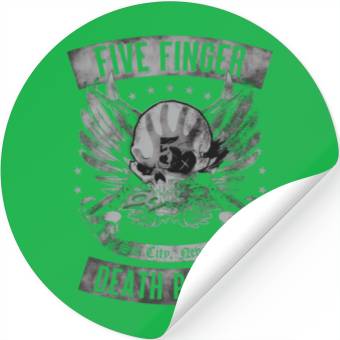 Comfort Colors Five Finger Death Punch Vintage Stickers,