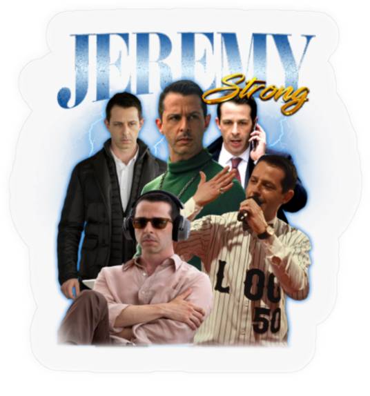 Discover Jeremy Strong Vintage Stickers