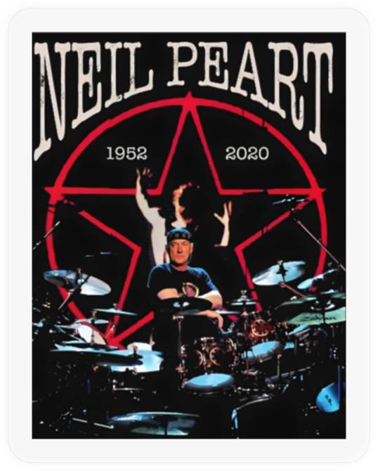 Neil Peart Stickers essentiel | Essential Stickers