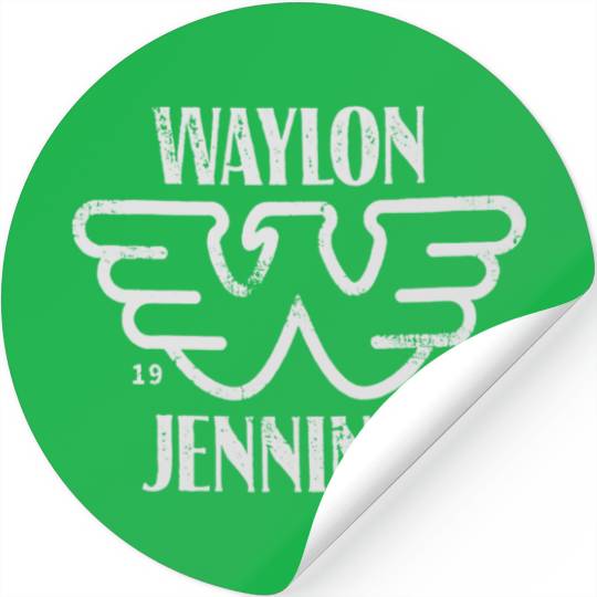 Waylon Jennings Est 1937 Stickers