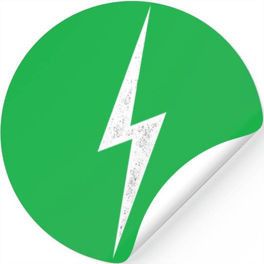 Vintage Lightning Bolt Stickers, Flash Stickers, Lightning Stickers