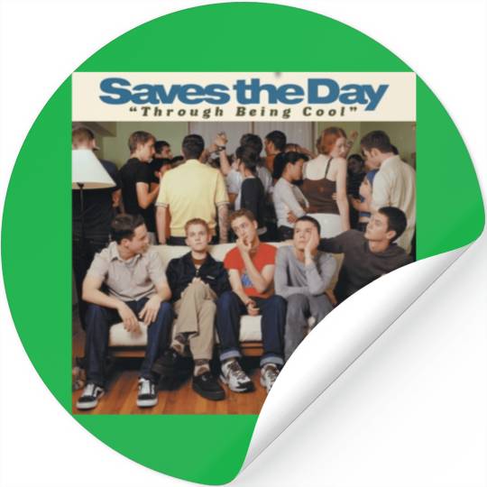 Saves the Day - Through Being Cool Stickers