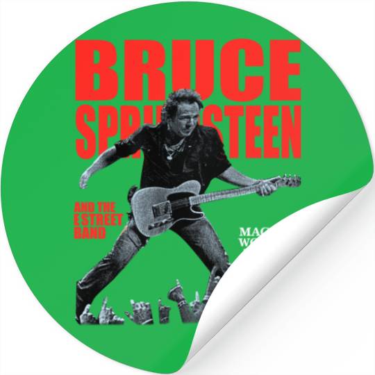 Bruce-Springsteen and E Street 2023 Tour Stickers, Bruce Springsteen  Stickers