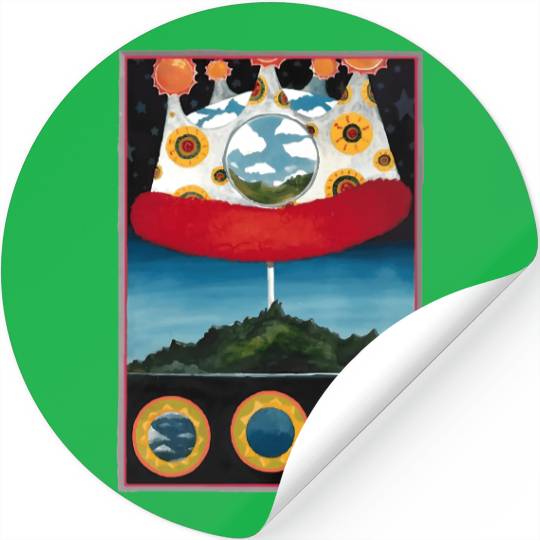 Discover The Olivia Tremor Control Dusk at Cubist Castle Stickers