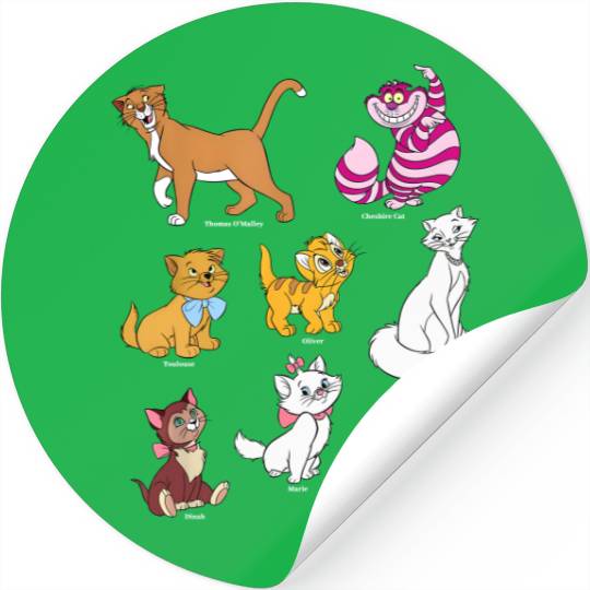 Friends Cats Disney Disneyland Stickers Disney Trip 2023 Stickers