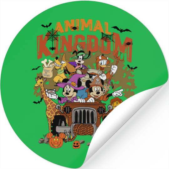 Vintage Disney Animal Kingdom Halloween Stickers