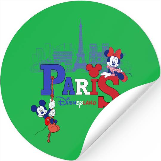 Disneyland Paris 1992 Vintage Stickers, Disneyland Vacation Stickers