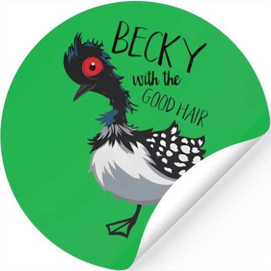 Finding Nemo Stickers, Funny Becky, Disney Pixar Becky The Loon