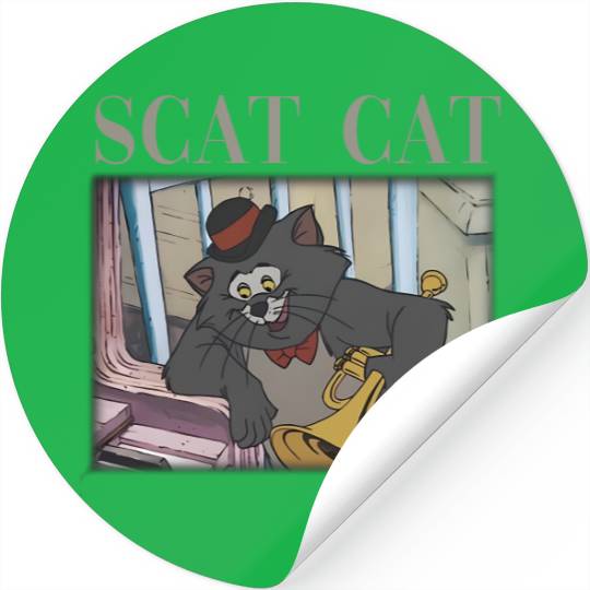 Scat Cat Stickers The Aristocats 1970 Stickers Disney Cats Stickers