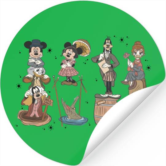 Haunted Mansion  Stickers, Mickey and Friends Stickers, Retro Disney Halloween Stickers