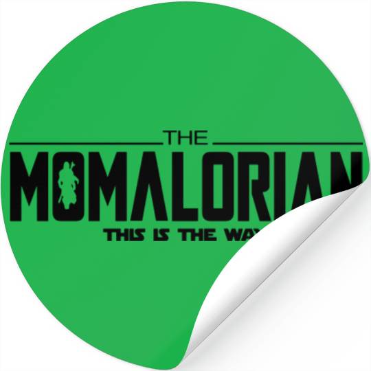 Disney Momalorian Dadalorian Stickers