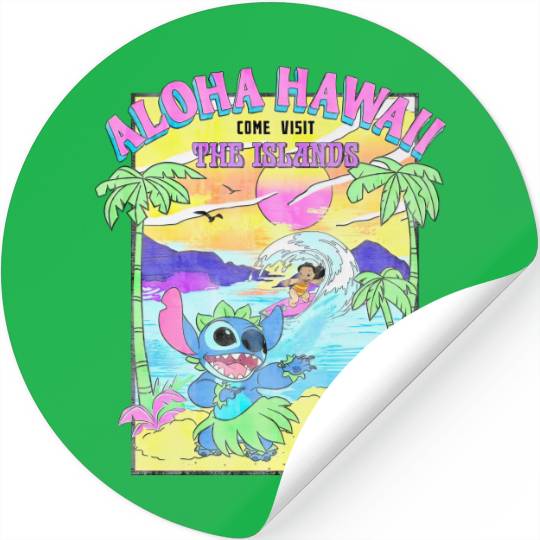 Disney Lilo & Stitch Aloha Hawaii Stickers