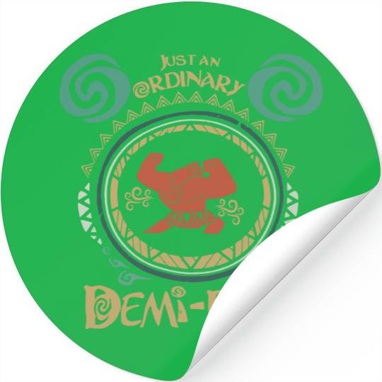 Just An Ordinary Demi Dad Stickers, Maui Stickers for Dad, Disney Moana Stickers, Father's Day Gift