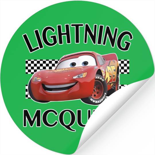 Discover Disney Cars Lightning McQueen Stickers, Magic Kingdom, Disneyland Family Stickers