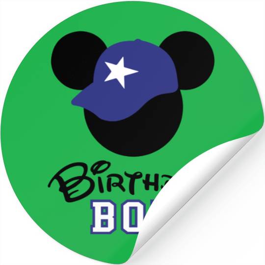 Disney Birthday Boy Stickers