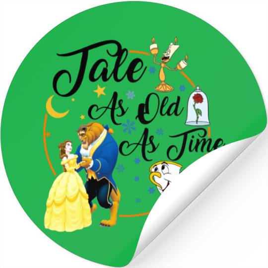 Tale as Old as Time, Beauty and the Beast Stickers, Disney Couple Stickers,  Family Vacation Stickers