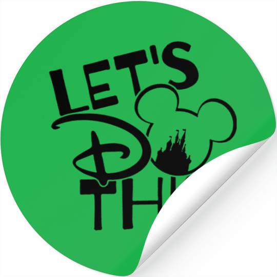 Discover Let's do this Disney  Stickers, Disney Family Vacation Stickers