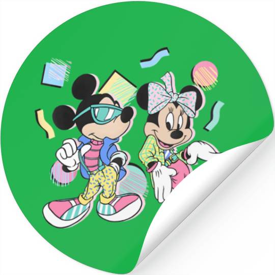 Retro Disney Stickers, Mickey Checkered Stickers, Disney Family Stickers, Minnie Mouse Tees