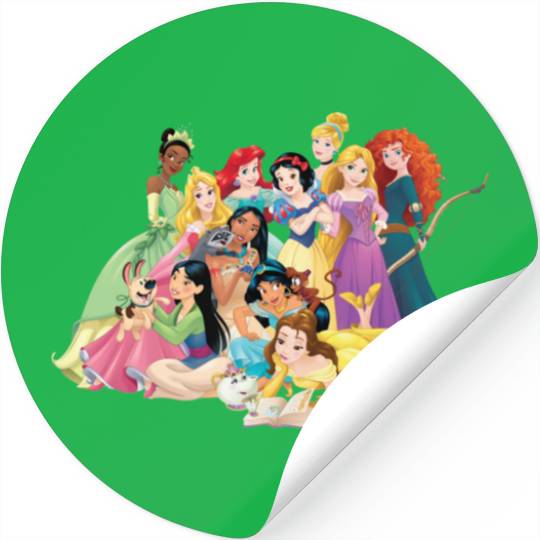 Disney Princess Group Photo Stickers, Disney Princess Stickers, Girls' Disney Stickers