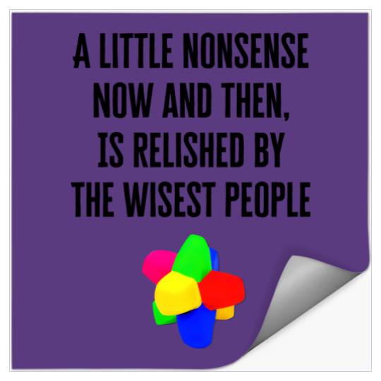 A Little Nonsense... - Willy Wonka And The Chocolate Factory - Stickers ...