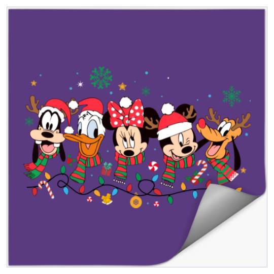 Disneyland Christmas Stickers
